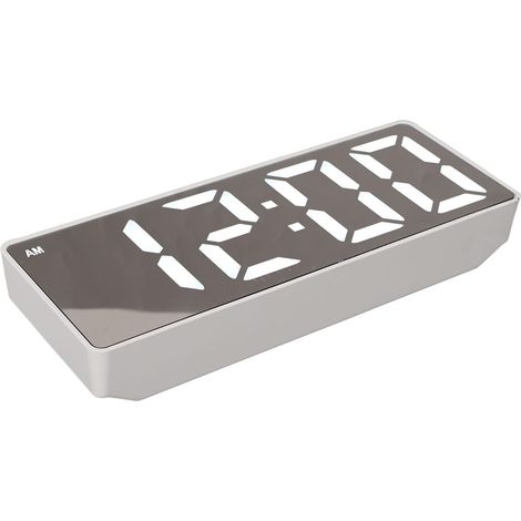 Réveil d'alarme Numérique avec Affichage de Température Miroir des Horloges électroniques pour Utilisation de la Chambre à Domicile (1/5)