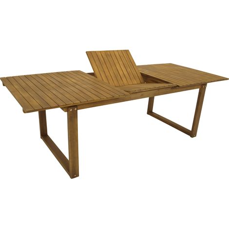SANTIAGO: Ausziehtisch rechteckig 180/240x100cm, Akazie geölt, FSC-zertifiziert