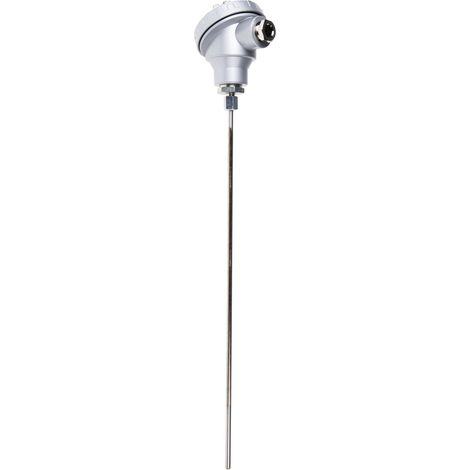 Thermocouple type J Ø 6mm, L 400mm, +700°C max à Tête de connexion ( Prix pour 1 ) (1/3)