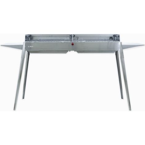 Barbecue in acciaio inox a carbonella - Etna Maxi 120x40 (1/4)