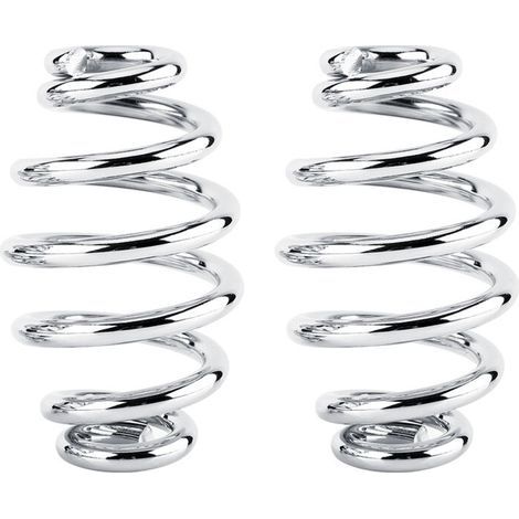 Cocoarm Siège Spring Motorcycle Soutr Drum Ressorts 1 Paire 3 "Acte (Silver) (1/5)