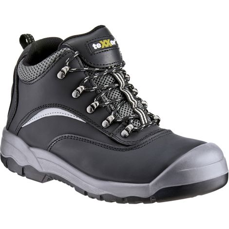 teXXor® S3-Sicherheitsschnürstiefel CANNES schwarz/grau SRC, 632238 Gr.38 (1/5)