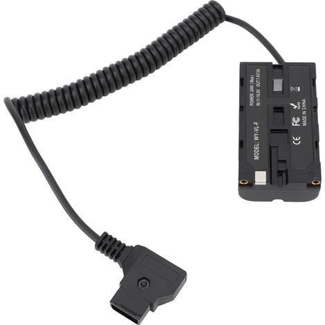 Câble D Tap vers batterie factice NP F550 de 37 à 100 cm, haute efficacité de conversion, entièrement décodée, pour éclairage d'appoint de moniteur de caméra (1/5)