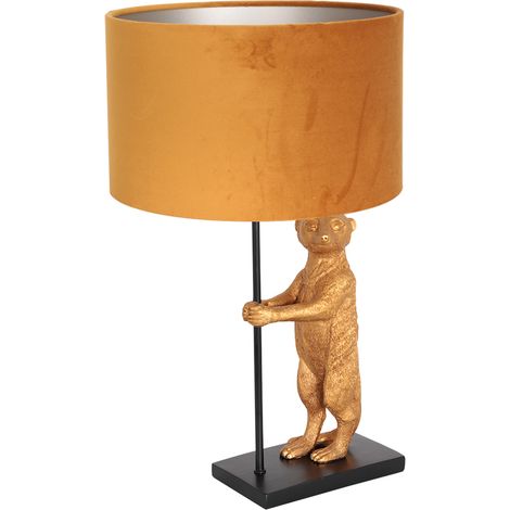 Anne Lighting - lampe de table - Animaux - noir - métal velours (1/4)