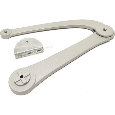 Bras articulé pour motorisation de portail – Système de tirage/poussée – Compact et précis – Compatible avec motoréducteur NICE POP