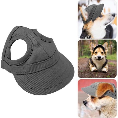 (S-Schwarz) Hunde-Sporthut, Katzen-Baseballkappe, Haustier-Outdoor-Sonnenhut (1/5)