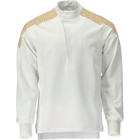 Mascot Schlupfkasack, ULTIMATE STRETCH Gr. XL, weiss/currygelb (1/4)