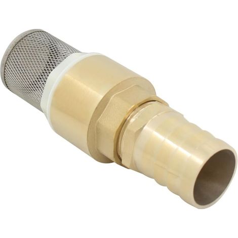 Clapet de pied de pompe vanne crépine pompe avec clapet anti retour avec filtre pour tuyau aspiration pompe à eau jardin(25mm)