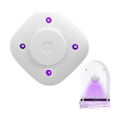 Nettoyant UV pour cuvette de toilette – Aromathérapie électrique stérilisateur de toilettes lampe UV Nettoyant de toilettes sans danger pour toilettes, salles de bains, toilettes Zorq (1/5)