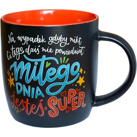 Taza con diseño de pizarra TB-003