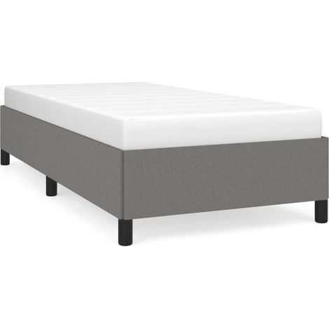 Maison Exclusive - Giroletto senza Materasso Grigio Scuro 100x200 cm Tessuto (1/5)