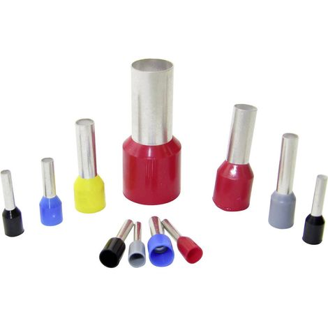 WKK CE 002508D EMBOUT SIMPLE DEXTRÉMITÉ DE CÂBLE 0.25 MM² PARTIELLEMENT ISOLÉ VIOLET 500 PC(S)