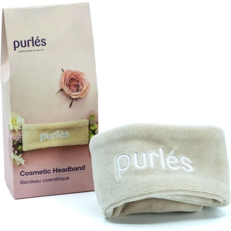 Purles Kosmetik-Stirnband mit elastischem Band für die Stirn (1/5)