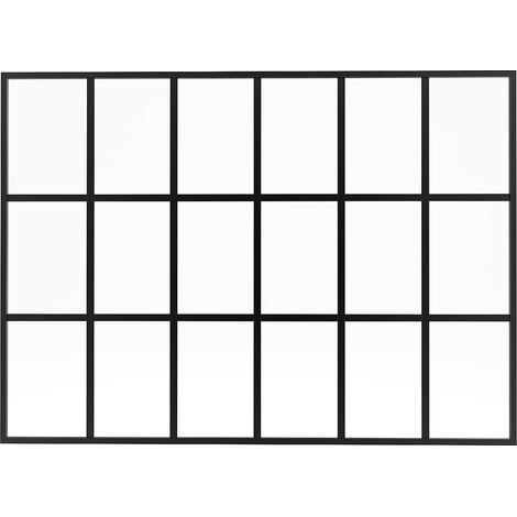 Vetrata stile giardino d'inverno - 180 x 130 cm (L x H) - Alluminio termolaccato - Nero - ORANSA (1/3)