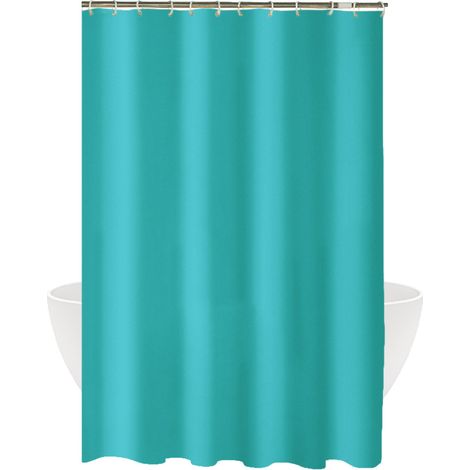 Rideau De Douche Etanche - Polyester Sans Pvc - Opaque - Pour Salle De Bain Et Division D Espace - 80 X 180 Cm - 1 Piece (1/5)