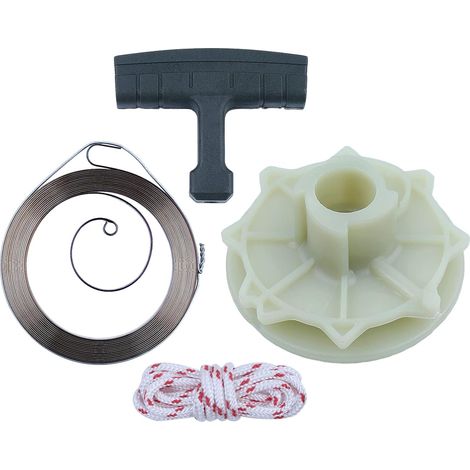 Kit Poulie de Démarreur à Ressort pour Partner 350 351 pour McCulloch MAC CAT 335 338 435 440, Poulie de Démarreur, Ressort de Rappel, Poignée de Démarreur, Corde de Démarreur (1/5)