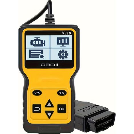 Lector de códigos OBD2 K310, escáner de diagnóstico de fallas del motor automotriz, Plug and Play automático, rápido, compatible (1/5)