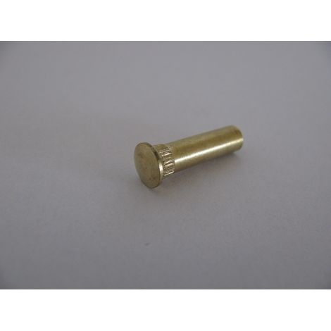 Ecrou Relieur Tête fraisée bombée TFB Moletée M4X13 5X20 Laiton nickelé-1 pièce