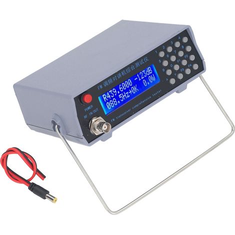 Generatore di segnale 1-470 MHz, ricezione FM, trasmissione, tester completo, misurazione della potenza di frequenza 8-12 V CC. (1/5)