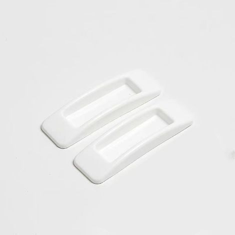 4 Pièces Poignée Autocollante Porte Coulissante - Blanc (1/5)