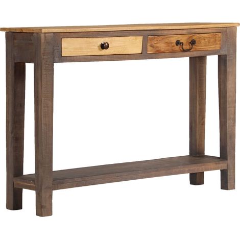Konsolentisch Massivholz Vintage 118 x 30 x 80 cm