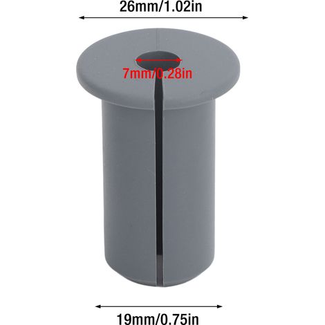 Ortviai Kit de gestion de câbles Starlink – 10 embouts en silicone gris pour passage murale, diam. 19 mm (1/4)
