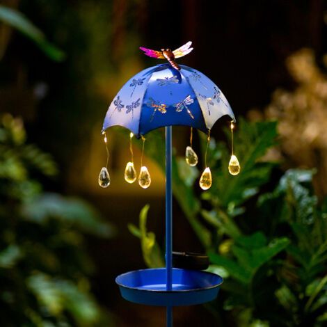 Mangeoire à oiseaux solaire suspendue pour l'extérieur, mangeoire à oiseaux de type parapluie de jardin étanche, mangeoire à oiseaux de jardin (1/4)