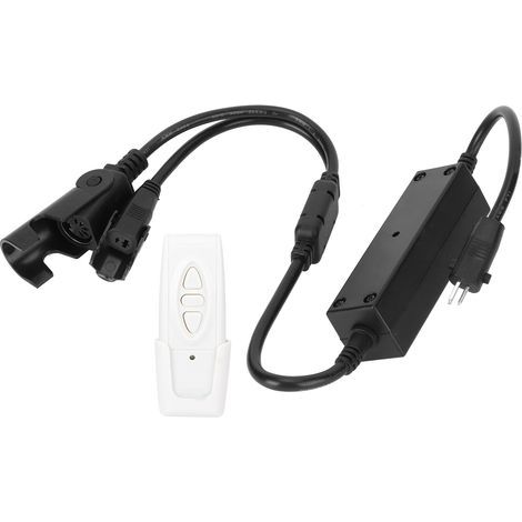 Ortviai Télécommande sans fil pour vérin électrique 29 V avec écran LCD, compatible moteur simple (01 mâle + 01 femelle + 5P femelle) (1/4)