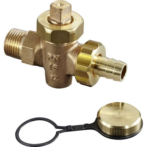 Oventrop KFE-Hahn Schwermodell DN 20 R 3/4" Außengewinde, PN 16 Rotguss, DIN 3848 (1/3)