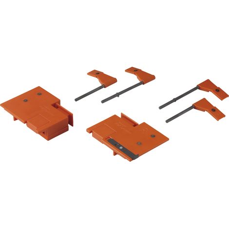 BLUM Körnerlehre Frontbefestigung Höhe M/K/L für TANDEMBOX, Kunststoff/Stahl (1/3)