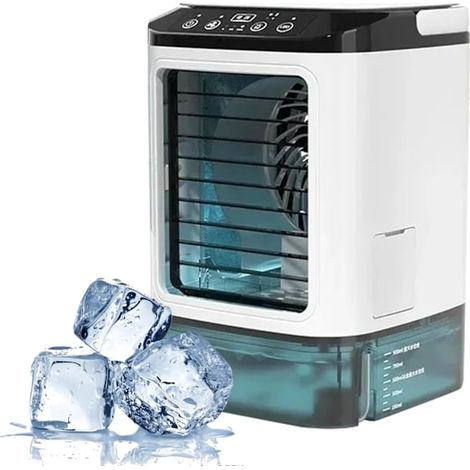 Ventilateur climatiseur portable, double brumisation, réglage en 3 étapes, silencieux, pour la maison-AquaForge (1/5)