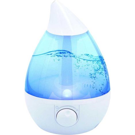 Umidificatore Aria Evaporativo Aromaterapia Casa 25W Serbatoio 3,4L Luce Led