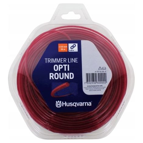 ¡Hilo de corte para desbrozadoras de gasolina Opti Round 3,0x56m Husqvarna Original (1/3)