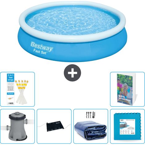 Bestway Piscina Bestway Fast Set Rotonda - 366x76 cm - 7-pezzi  S340
