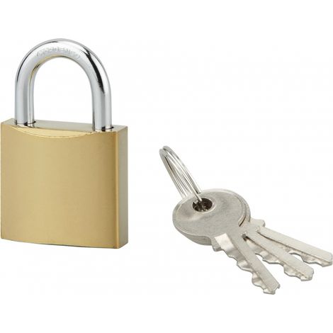 Cadenas ACERA à clé, base 30 mm, anse acier cémenté, 3 clés - SERRUPRIX (1/2)