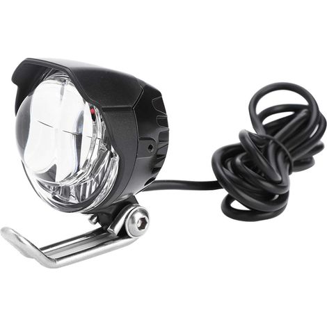 Feu Avant et klaxon, vélo électrique Avant, 2 en 1 Phare LED Phare Avant Lampe Lumineuse 12V-80V pour vélo électrique Scooter cyclomoteur 5,4 x 5,2 cm (1/5)