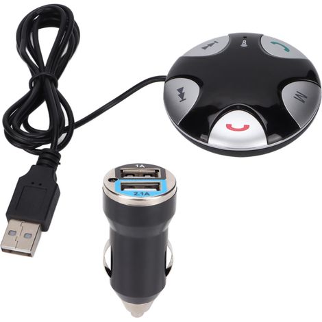 BT-800 Bluetooth-FM-Transmitter, magnetischer drahtloser Autoradioadapter mit AUX-Audiokabel und Speicherkartensteckplatz (1/5)