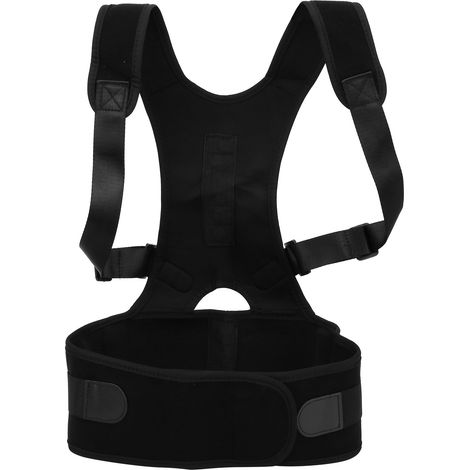 Correcteur De Posture Magnétique En Néoprène - Soutien Lombaire Et Épaules Pour Adulte - Réglable Et Confortable - 1 Pièce (1/5)