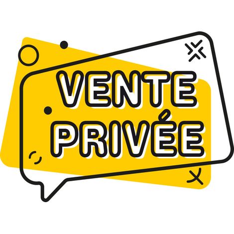 STICKER VITRINE VENTES PRIVÉES (VIT007)