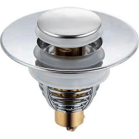 Compatible avec les grilles de bonde de baignoire en acier inoxydable de 2,8 à 3,3 cm de large. Grille de bonde anti-odeurs de style Up-Style. (1/5)