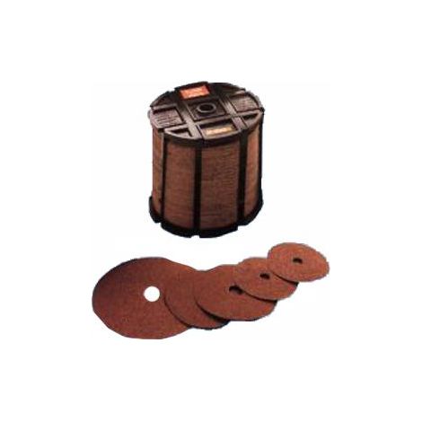 Dischi Abrasivi Fibrati Per Ferro Ø Mm.178 - ø mm.178 foro 22 per ferro grana 80 - 50 pz