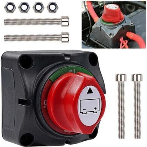 Coupe Circuit Batterie 12v-48v: Coupe Batterie Voiture 48v 275A Interrupteur Sectionneur - Commutateur D'isolateur de Batterie pour Bateau Camion Camping Car Tracteur (1/4)