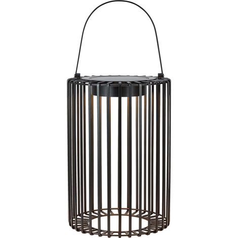 Lanterne solaire LED 1W métal noir IP44 extérieur - Markslojd - Cavia 52 cm
