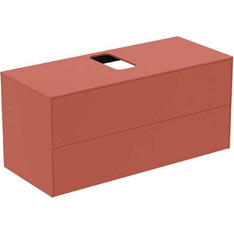 IDEAL STANDARD T3944Y3 Meuble sous-lavabo WT Conca, 2 tiroirs (1/2)
