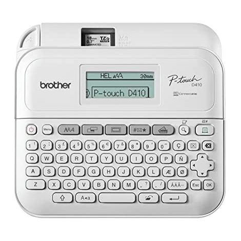 Brother PT-D410 imprimante pour étiquettes Transfert thermique 180 x 180 DPI 20 mm/sec Avec fil TZe QWERTY (1/3)