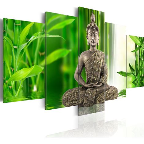 Tableau Imprimé II "Bouddha Méditant" 100 x 200 cm (1/2)