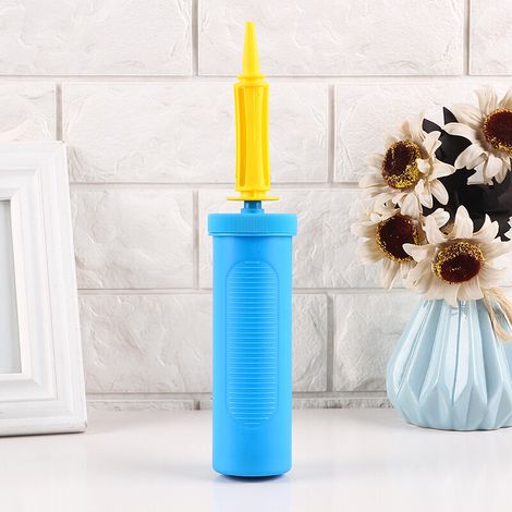 Pompe à Ballon,Pompe à Ballon à Main, Pompe Ballon Manuelle, Pompe à Ballon Gonflable, pour Ballons Mariage, Décorations De Fête d'anniversaire,Party Mariage Bleu Jaune, 2pcs (1/4)