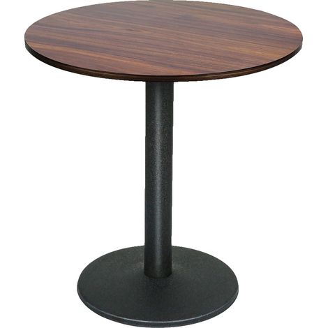 Mesa de bar, diseño redondo, estructura metálica resistente, 2 (1/2)