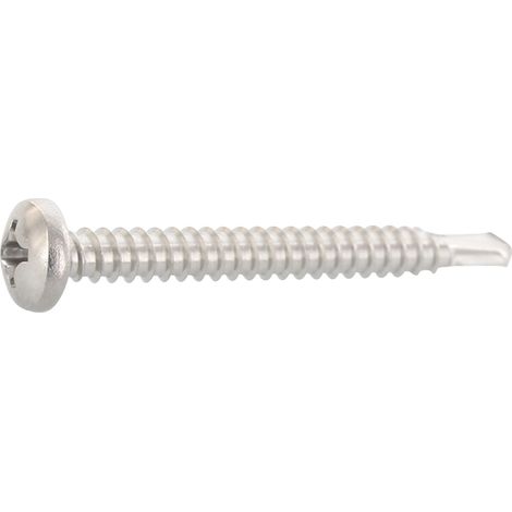 DIN7504N 4.8x 70 Phillips-KS Edelstahl A2 Linsen-Bohrschraube ISO15481