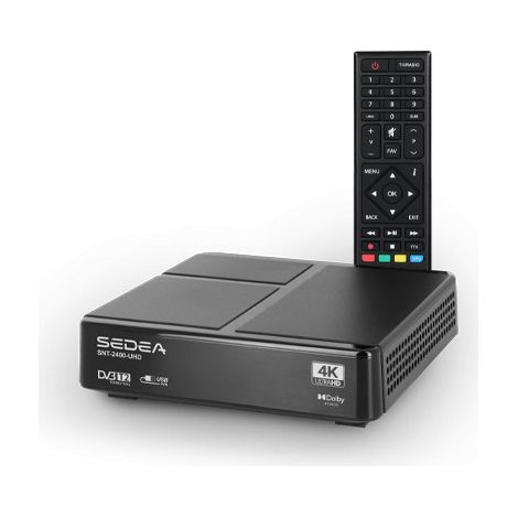 Recepteur TV 4K TNT Terrestre DVB-T2 SNT-2400UHD SEDEA (1/5)